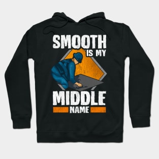 Smooth is my Middle Name | Concrete Finisher I Cement Worker Hoodie